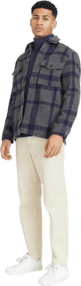 Roll Neck Navymelange - Bild 5