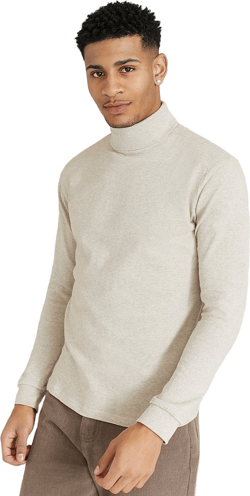 Roll Neck Beigemelange