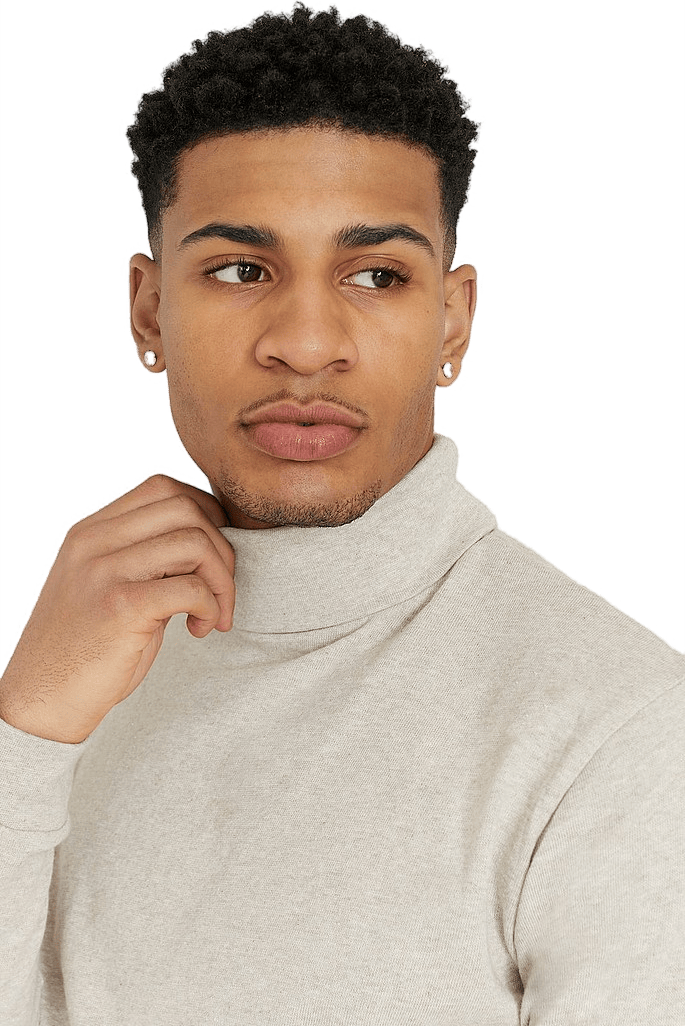 Roll Neck Beigemelange - Bild 5