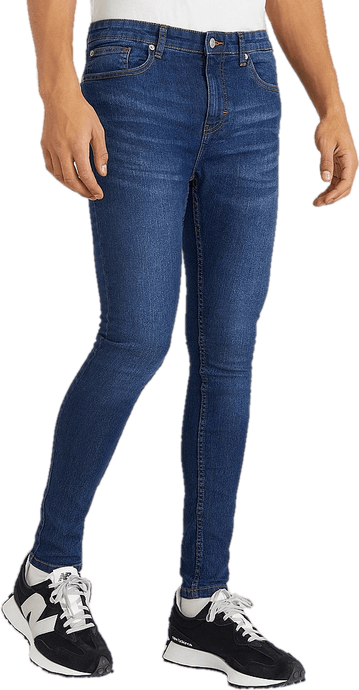 Super Skinny Jeans Mid Blue - Bild 2