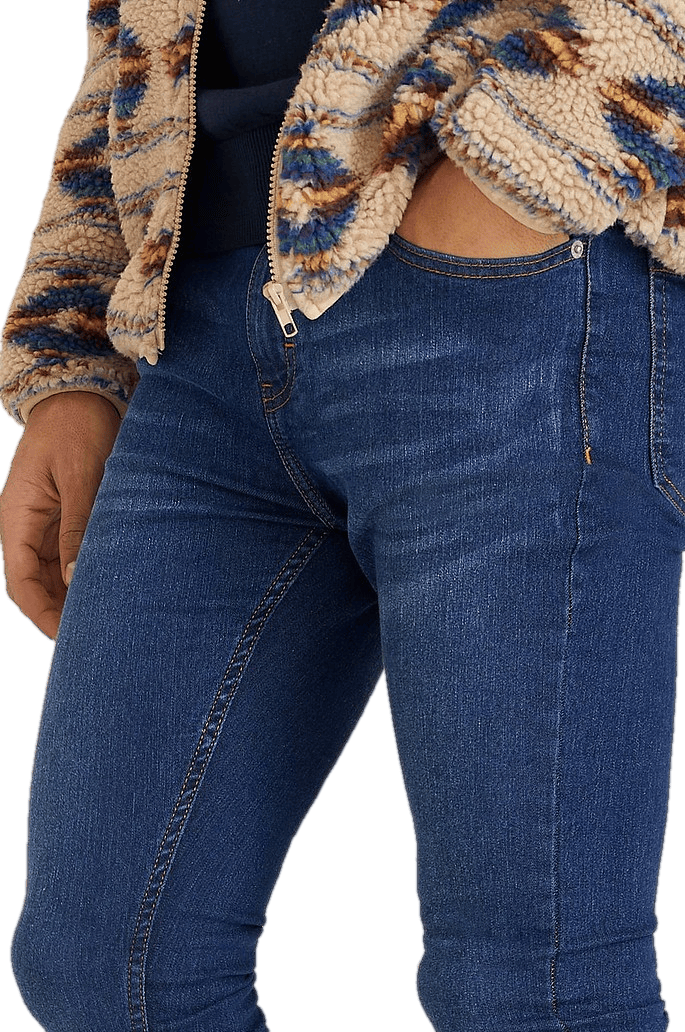 Super Skinny Jeans Mid Blue - Bild 3