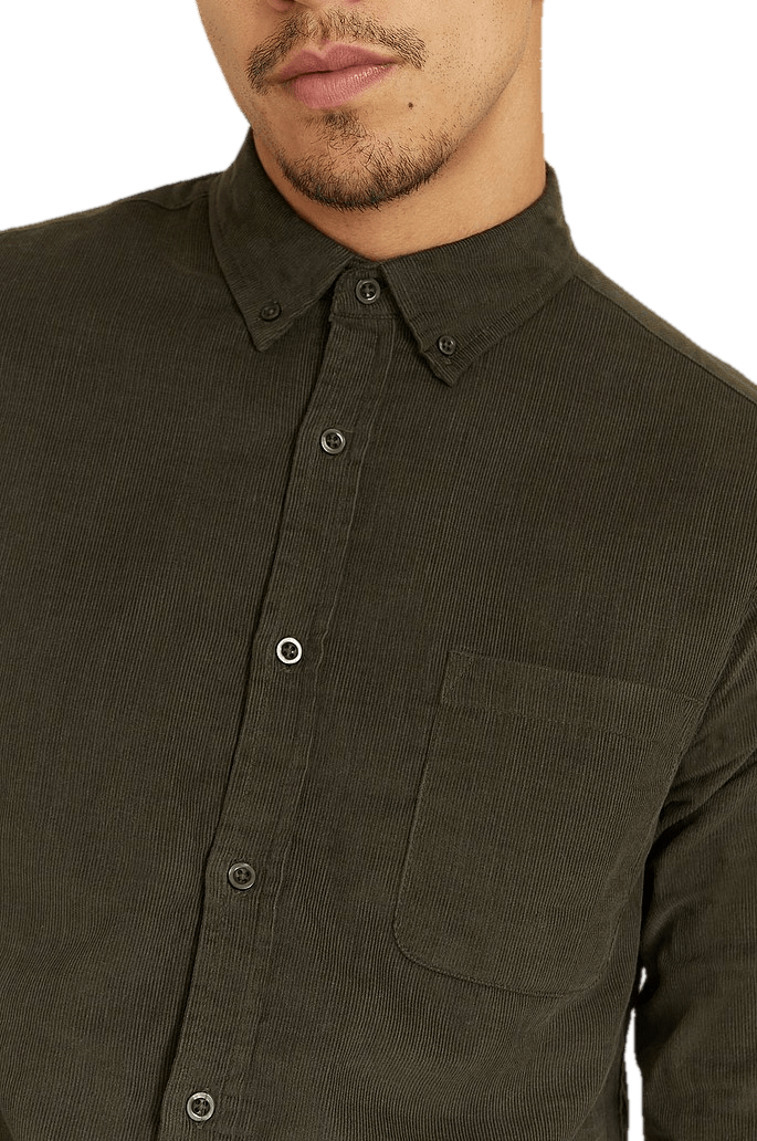 Melker Baby Cord Shirt Olive - Bild 3