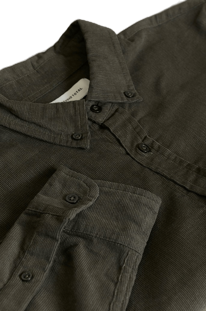 Melker Baby Cord Shirt Olive - Bild 4