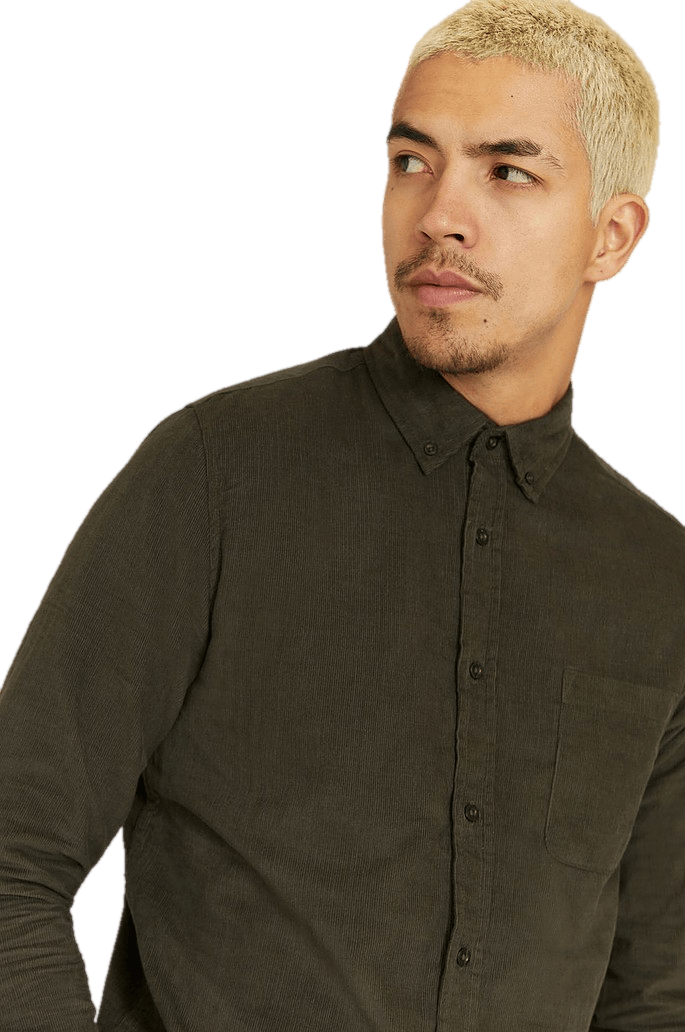 Melker Baby Cord Shirt Olive - Bild 5