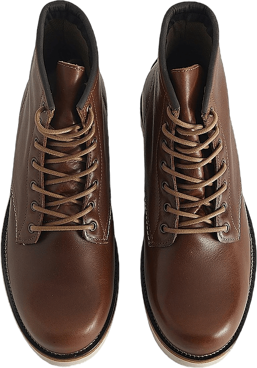 Rough Lace Boots Brown Leather - Bild 3