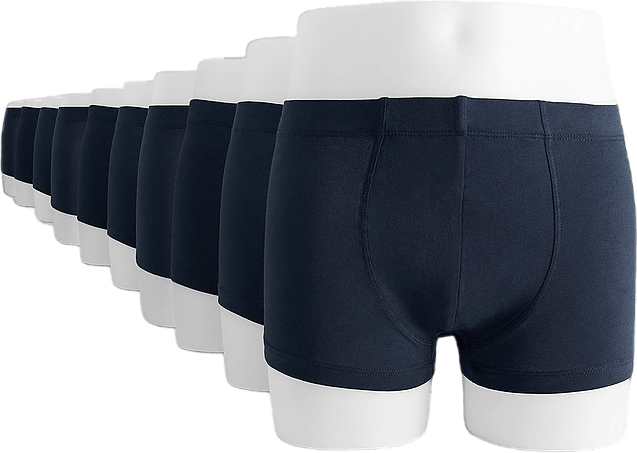 Studio Total Studio Total Short Trunks 10-pack, Male, Kläder, Underkläder, kalsonger, Blå, S