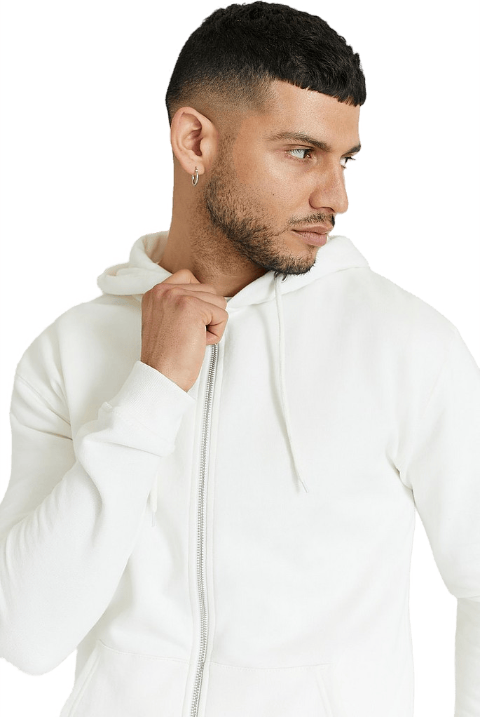 Favourite Zip Hoodie Offwhite