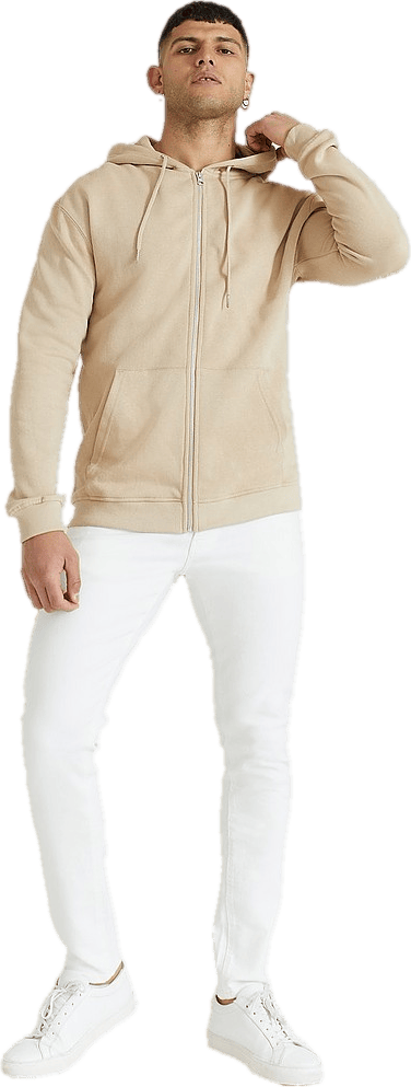Slim Fit Jeans Off White - Bild 4