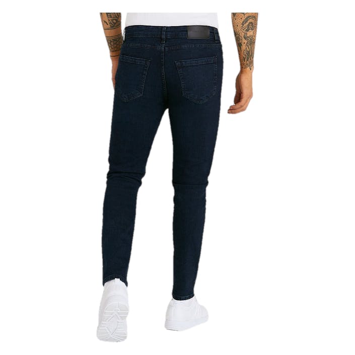 Skinny Fit Jeans Blueblack, Male, Abbigliamento, Bottoms, jeans, Blu, W33