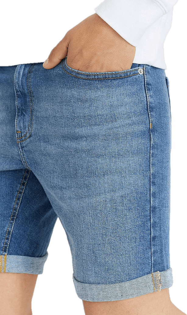 Slim Fit Shorts Light Blue