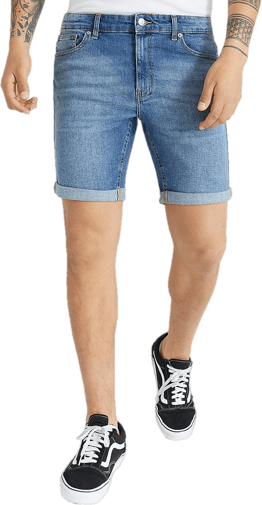 Slim Fit Shorts Light Blue - Bild 3