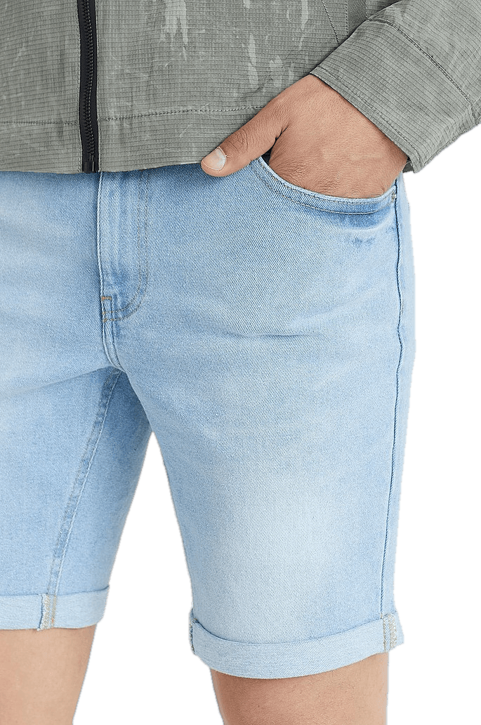 Slim Fit Shorts Vintage Light Blue