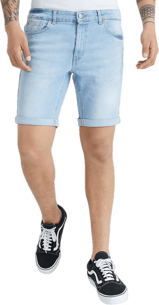 Slim Fit Shorts Vintage Light Blue - Bild 3
