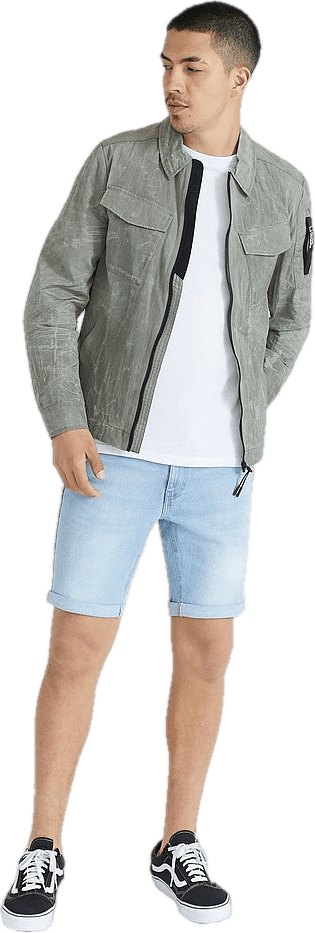 Slim Fit Shorts Vintage Light Blue - Bild 4