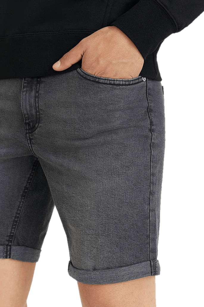 Slim Fit Shorts Black Wash