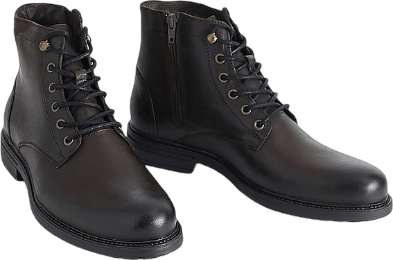 Lace Boot Brown Leather - Bild 3