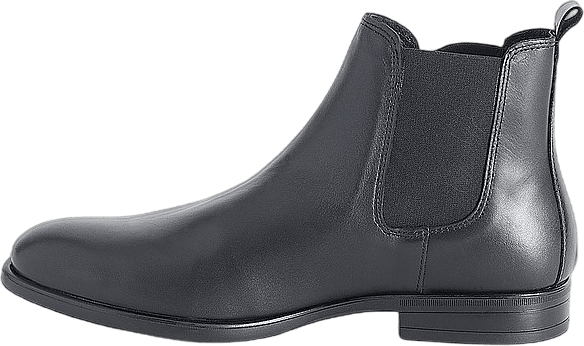 Clean Chelsea Boot Black Leather