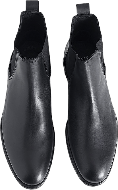 Clean Chelsea Boot Black Leather - Bild 3
