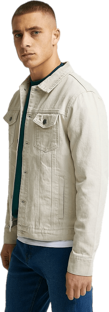 Studio Total Studio Total Favourite Denim Jacket, Male, Kleding, jassen, jassen, Beige, L