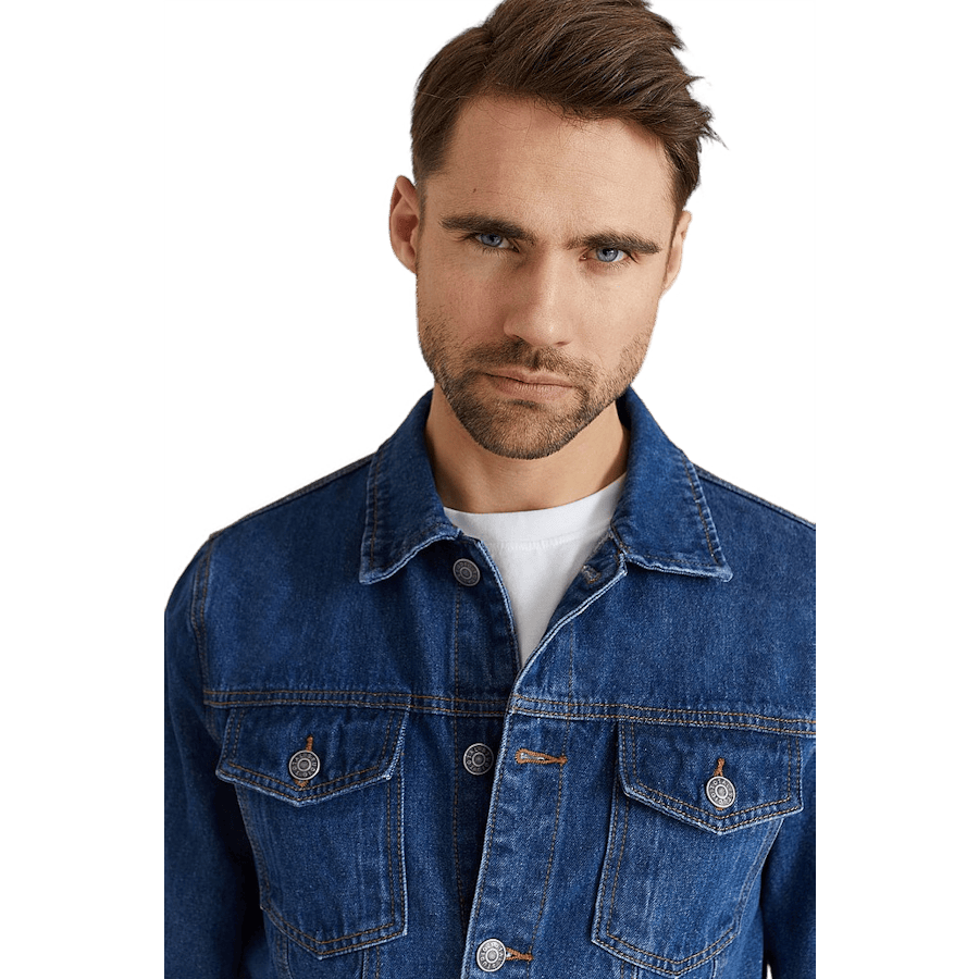 Favourite Denim Jacket Mid Blue Wash