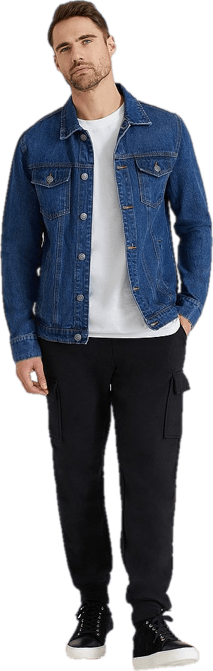 Favourite Denim Jacket Mid Blue Wash - Bild 5