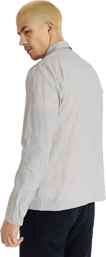 Nylon Overshirt Greige - Bild 2