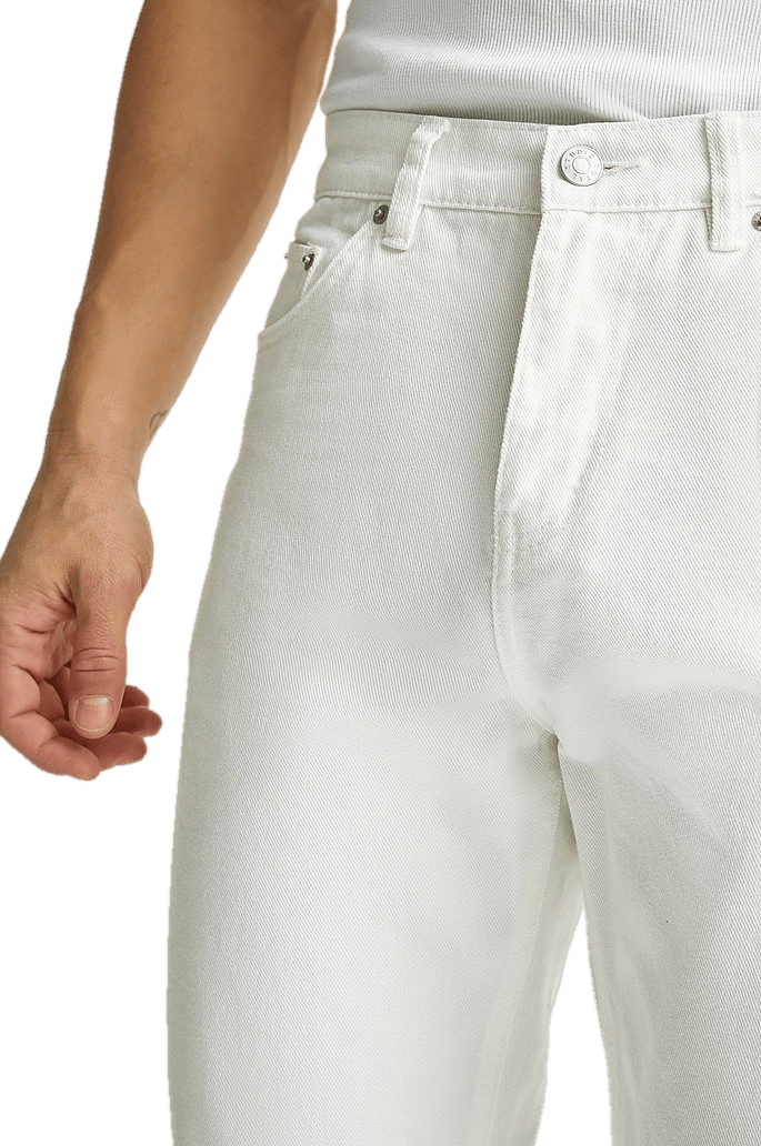 Studio Total Studio Total Regular Tapered Jeans Off, Male, Klær, Bottoms, jeans, Hvit, W29