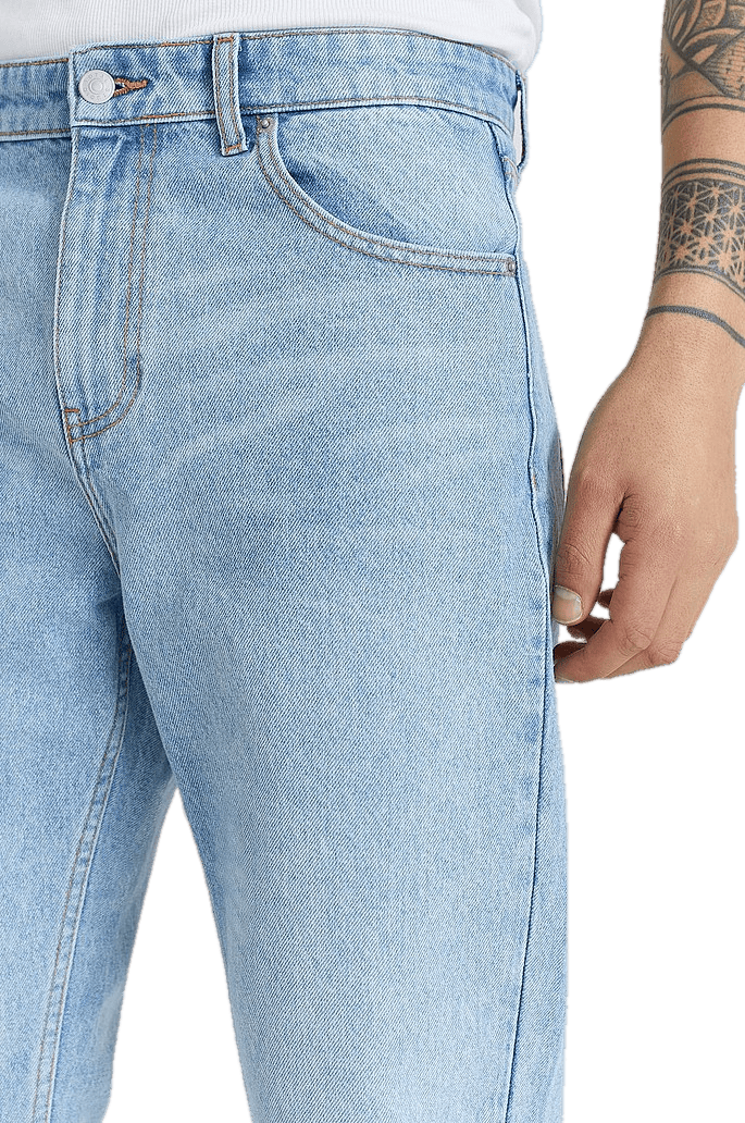 Regular Tapered Jeans Light Blue
