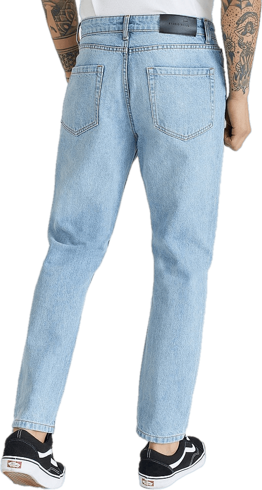 Regular Tapered Jeans Light Blue - Bild 2