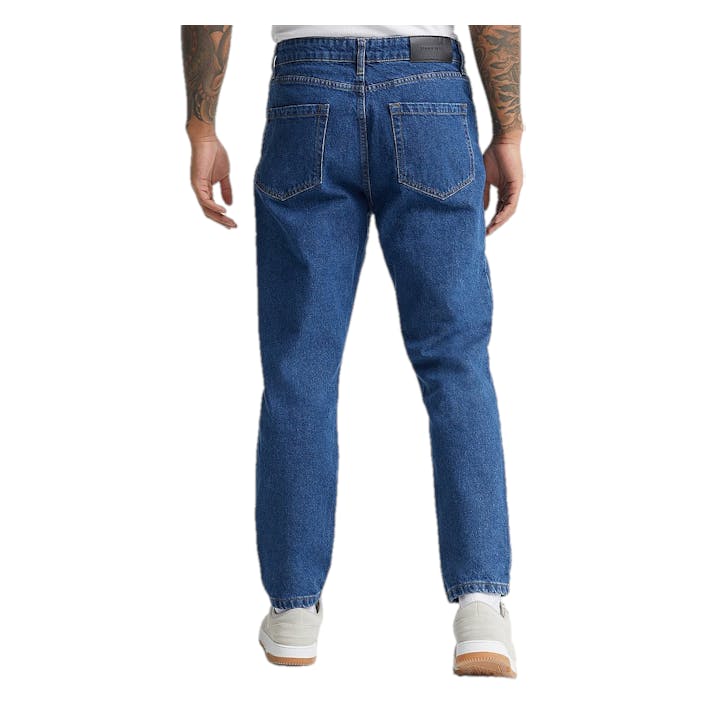Regular Tapered Jeans Rigid Blue, Male, Abbigliamento, Bottoms, jeans, Blu, W33