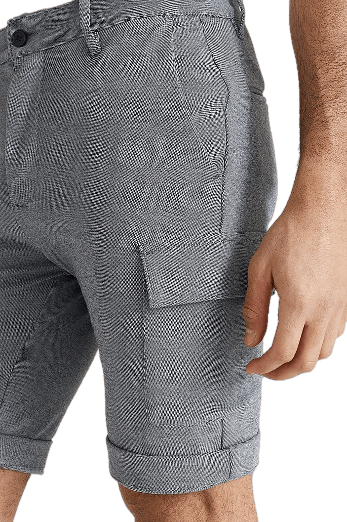 Soft Cargo Shorts Grey