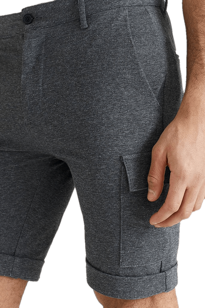 Soft Cargo Shorts Dark Grey