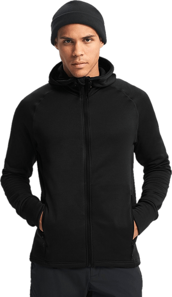 Tech Zip Hood Black