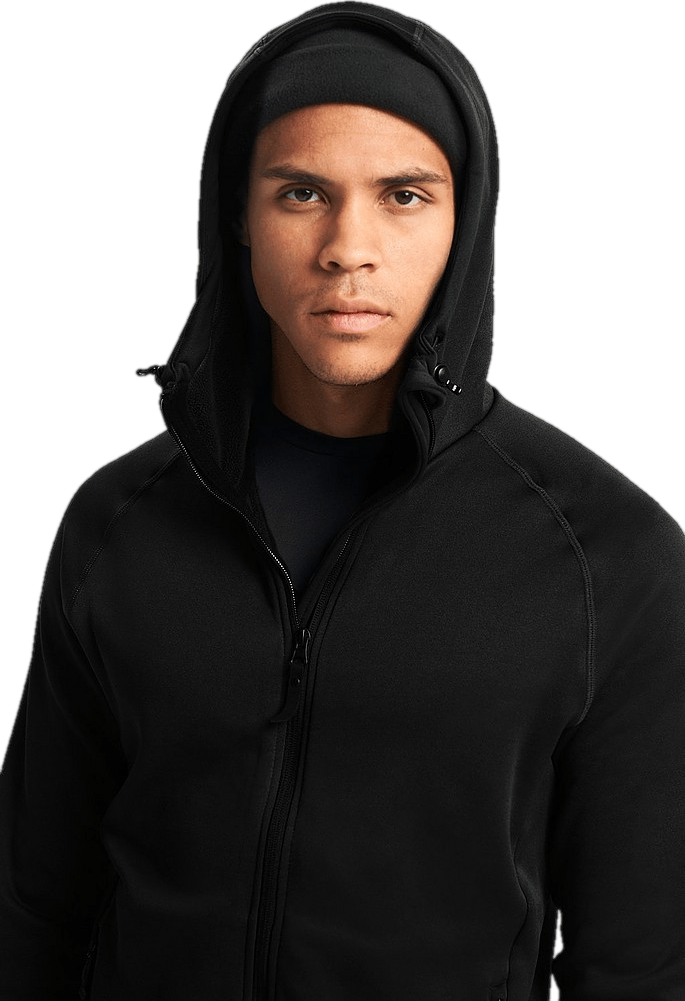 Tech Zip Hood Black - Bild 3