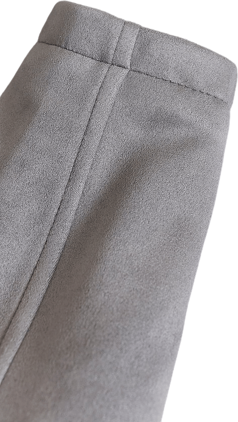 Teddy Fake Suede Jacket Grey - Bild 4
