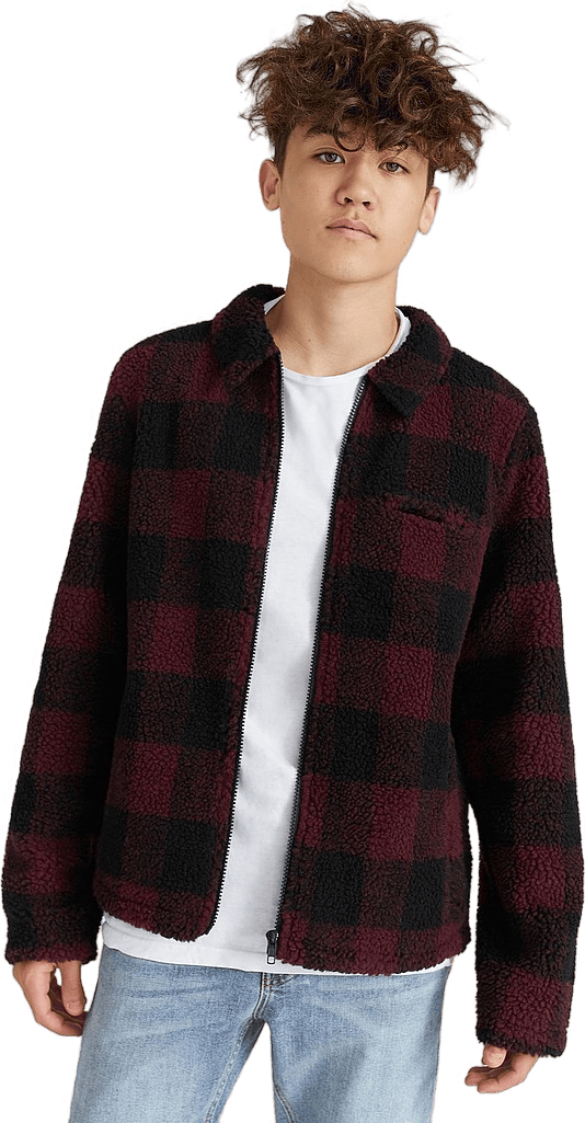 Pile Zip Wine/black - Bild 3