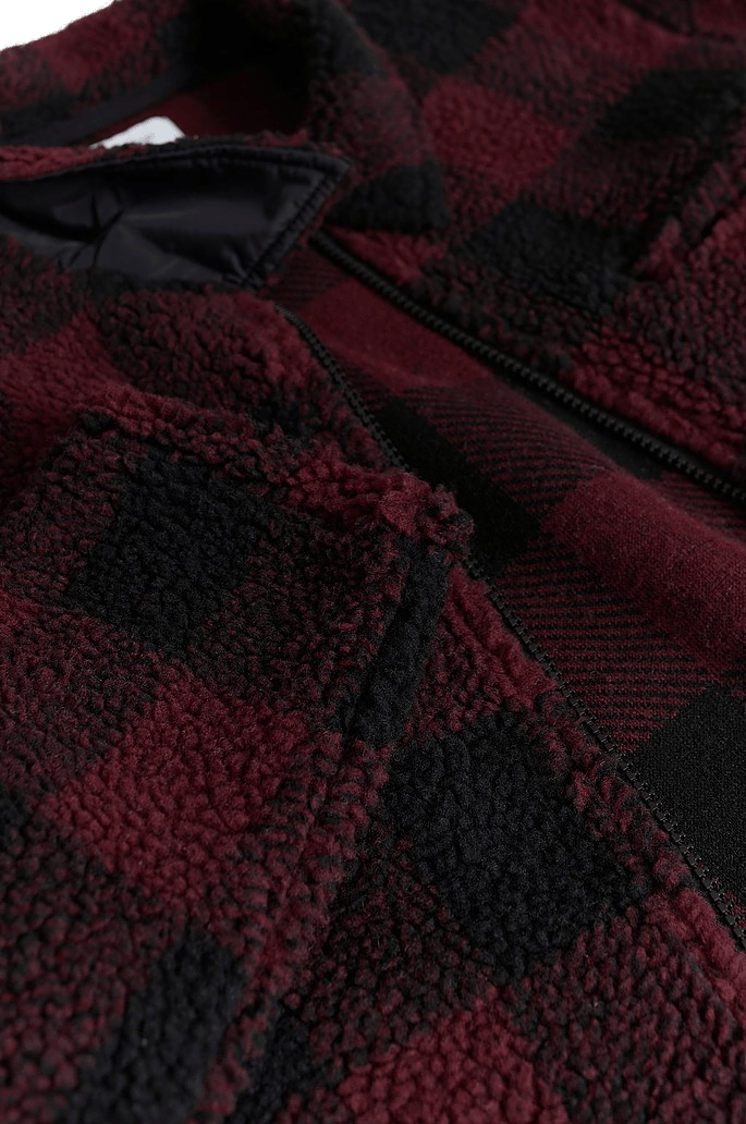 Pile Zip Wine/black - Bild 4