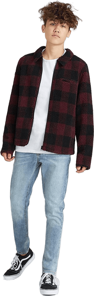 Pile Zip Wine/black - Bild 5