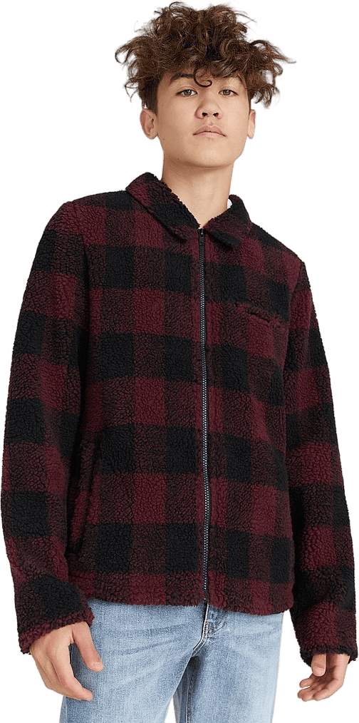 Pile Zip Wine/black - Bild 6