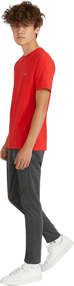 Soft Skinny Trousers Black/grey