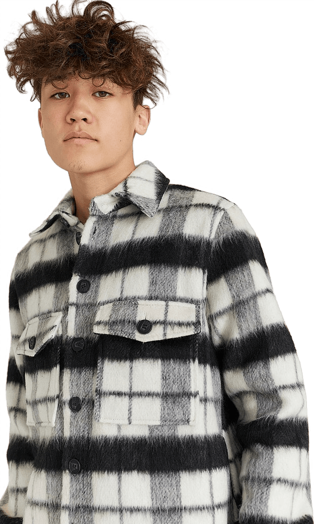 Checked Overshirt Black/white - Bild 3
