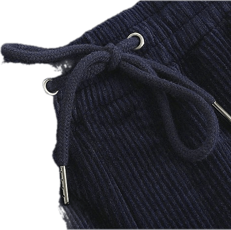 Regular Cord Trousers Navy - Bild 3