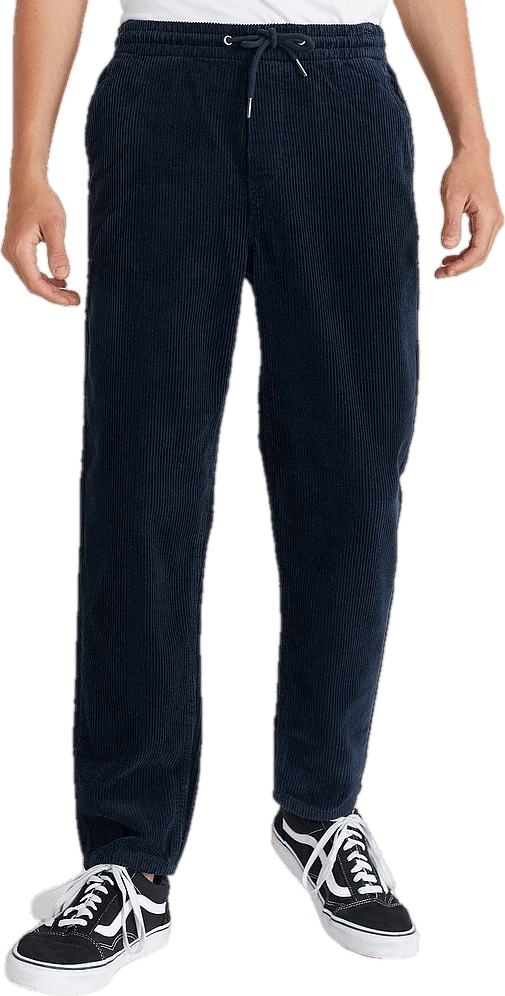 Regular Cord Trousers Navy - Bild 4