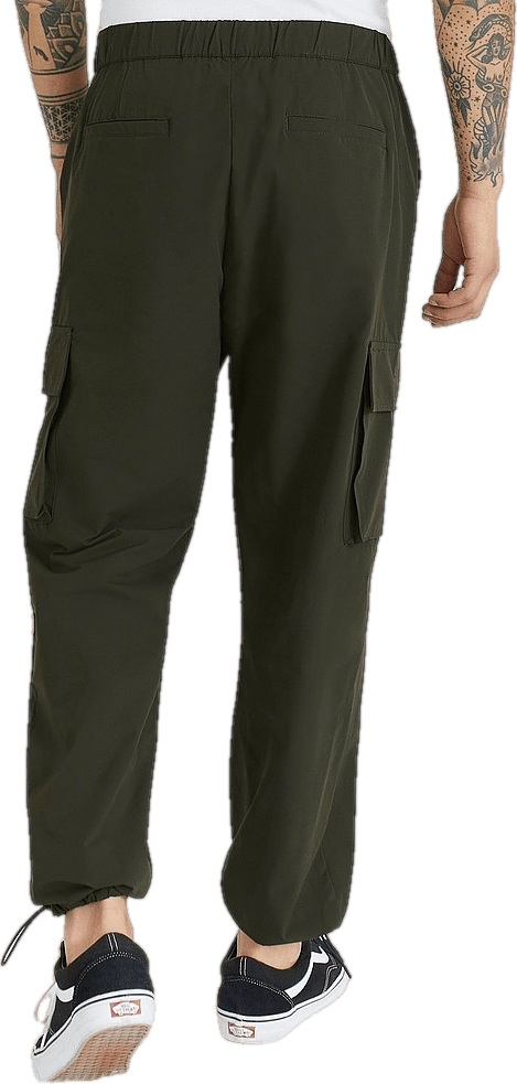 Loose Nylon Pant Dark Army