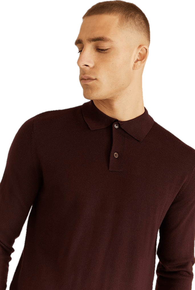 Studio Total Merino Ls Polo - Bild 5