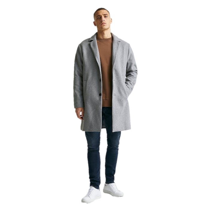 Studio Total Studio Total Relaxed Coat, Male, Apparels, jackets, coats, Grey, 50