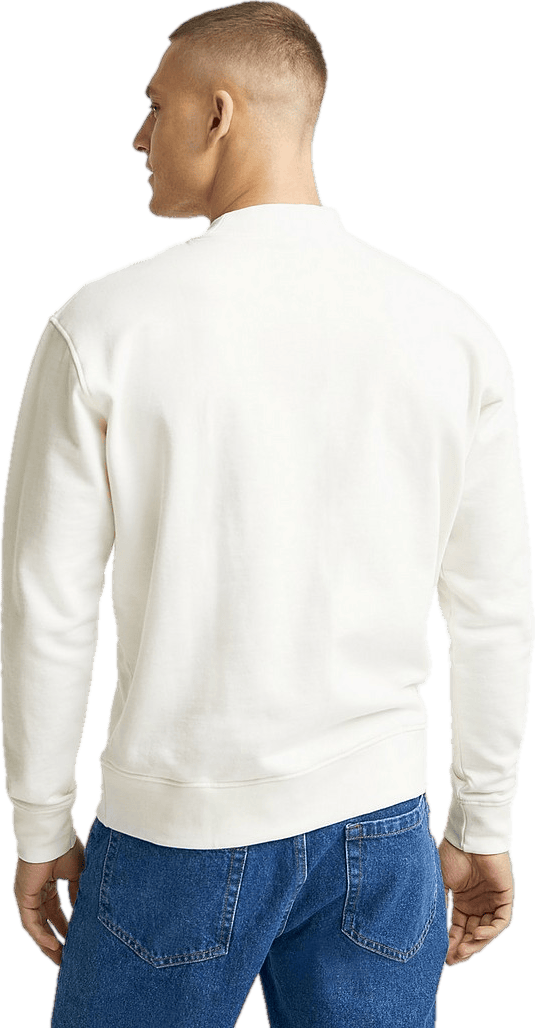 Wide Rib Sweatshirt Eggshell - Bild 2