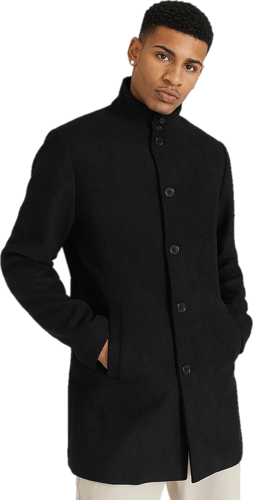 Studio Total Studio Total Clean Stand Coat, Male, Vaatteet, takit, takit, Musta, 50