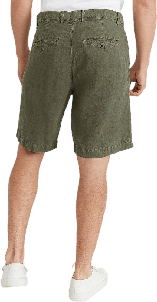 Linen Shorts Army
