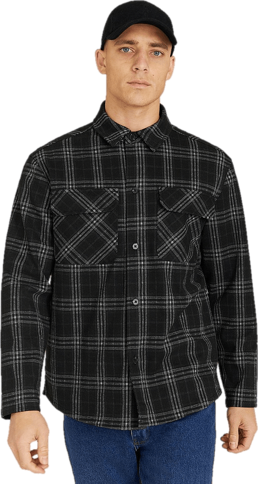 Lazy Overshirt Black Check